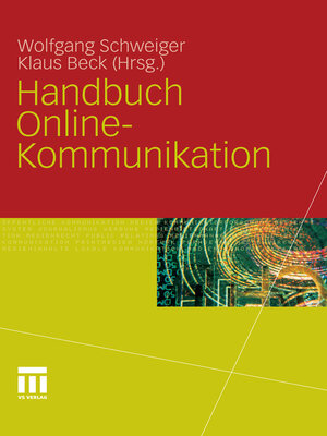 cover image of Handbuch Online-Kommunikation